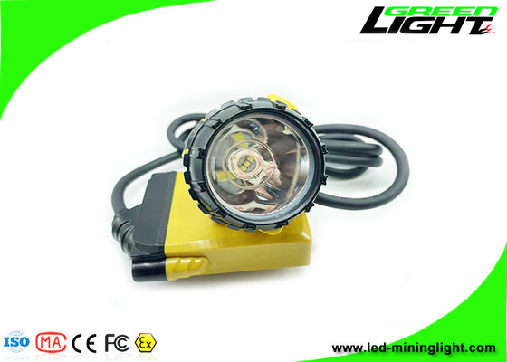 25000 Lux Mining Cap Lamp IP68 Tahan Air Aluminium SAMSUNG Baterai LED Isi Ulang Headlamp Anti-statis