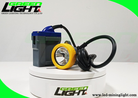 Lampu Cap Penambang LED Kecerahan Tinggi 15000lux 6600mAh Baterai Isi Ulang 2A Pengisian Cepat