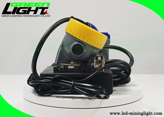 Lampu Cap Penambang LED Kecerahan Tinggi 15000lux 6600mAh Baterai Isi Ulang 2A Pengisian Cepat