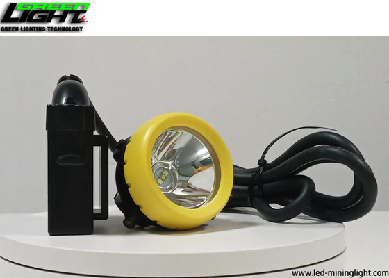 Safety LED Mining Light Hard Hat Rechargeable LED Headlamp 15000lux 6.8Ah CE Disetujui