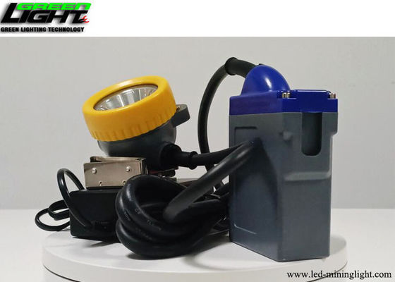 Laser Engraving LOGO Miners Cap Lamp 15000lux Tahan Api IP68 Dengan Kabel