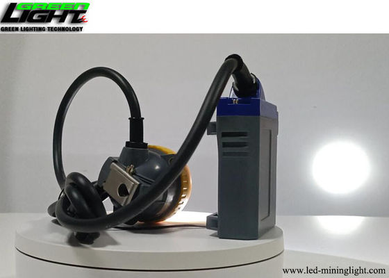 Laser Engraving LOGO Miners Cap Lamp 15000lux Tahan Api IP68 Dengan Kabel
