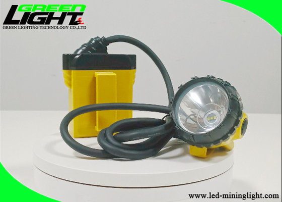 Penambangan Bawah Tanah Corded Miner Cap Lamp 25000 Lux 348 Lum 14 Jam Pencahayaan