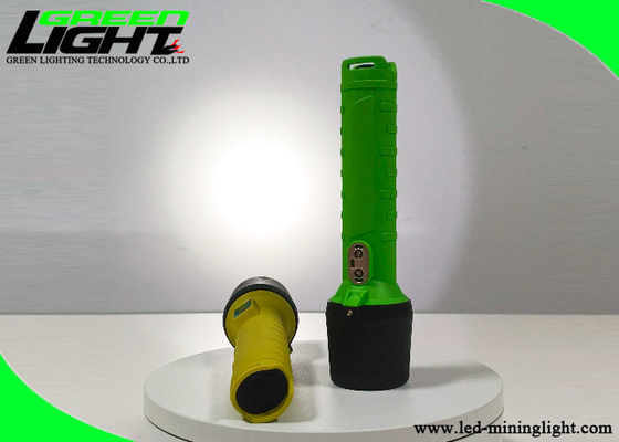 Hijau Kuning Merah LED Senter Torch Explosion Proof 5W High Power Super Durable