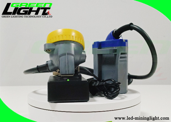 T7 Cord Mining Cap Lamp 15000lux Tahan Air IP68 16 Jam Waktu Pencahayaan Lama