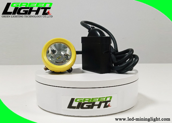 Kecerahan Tinggi 10000 Lux Miner Cap Lamp IP68 Untuk Tambang Gelap Batubara