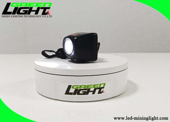 8000 Lux High Beam Cordless Cap Lamp Stainless Steel Clip Untuk Penerangan Keselamatan Bawah Tanah
