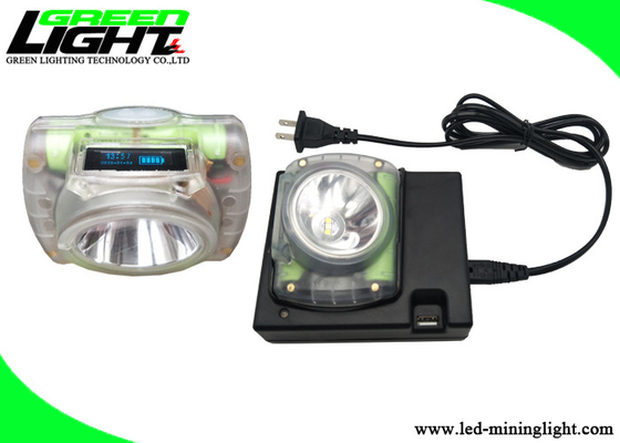 15000lux Lampu Tutup Penambang LED Portabel Ringan 6.8Ah Baterai Li Ion Isi Ulang