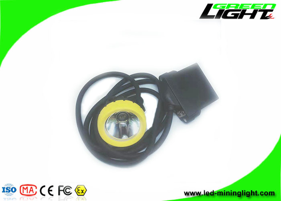 IP68 Waterproof Miner Cap Lamp 10000 Lux Mendukung Pengisian USB 18 jam Waktu Kerja Untuk Tambang Batubara Bawah Tanah