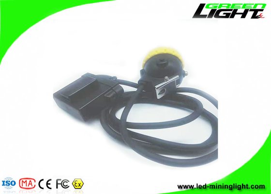 IP68 Waterproof Miner Cap Lamp 10000 Lux Mendukung Pengisian USB 18 jam Waktu Kerja Untuk Tambang Batubara Bawah Tanah