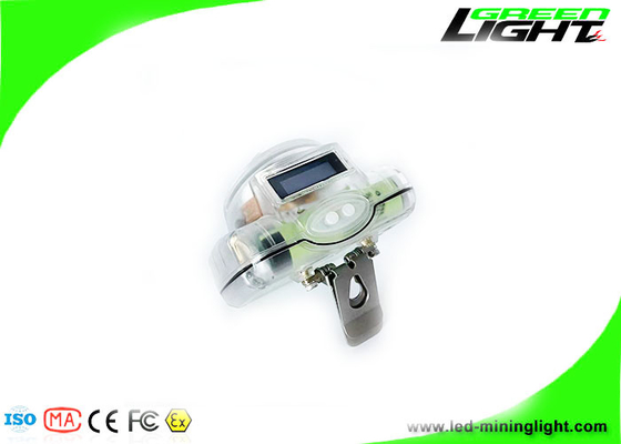 13000 Lux LED Cordless Cap Lamp 6.8 Ah Baterai Li Ion Isi Ulang Dengan Layar Digital OLED Explosion Proof Headlamp