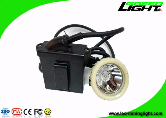 10000 Lux Mining Hard Hat Lights 6600mAh Lampu Tutup Penambangan Isi Ulang