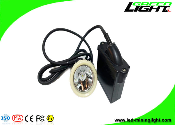10000 Lux Mining Hard Hat Lights 6600mAh Lampu Tutup Penambangan Isi Ulang