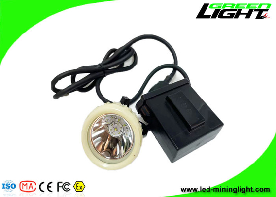 10000 Lux Mining Hard Hat Lights 6600mAh Lampu Tutup Penambangan Isi Ulang