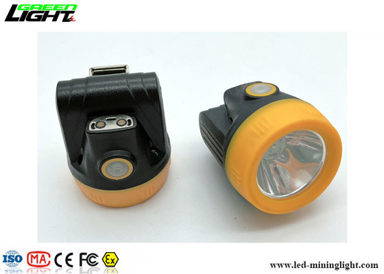 Mini Cordless Rechargeable Mining Cap Lamps 10000lux Ringan Portabel