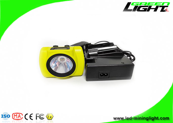 18000Lux Layar OLED LED Miner Headlamp Magnetic USB Isi Ulang ABS / PC Lamp Body