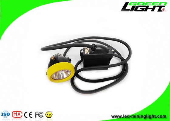 6.6Ah/7.8Ah 16 jam LED Miners Cap Lamp Isi Ulang 10000 Lux Explosion Proof