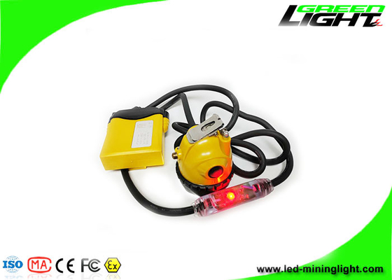 IP68 Waterproof LED Miners Cap Lamp Lampu Penambang Bawah Tanah 25000Lux 348lum