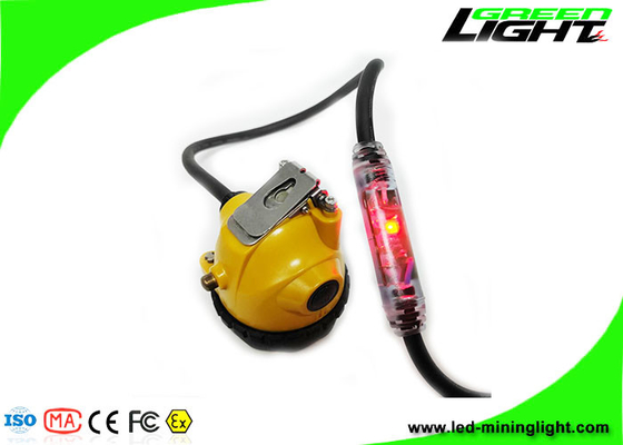 IP68 Waterproof LED Miners Cap Lamp Lampu Penambang Bawah Tanah 25000Lux 348lum