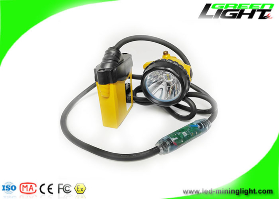 IP68 Waterproof LED Miners Cap Lamp Lampu Penambang Bawah Tanah 25000Lux 348lum
