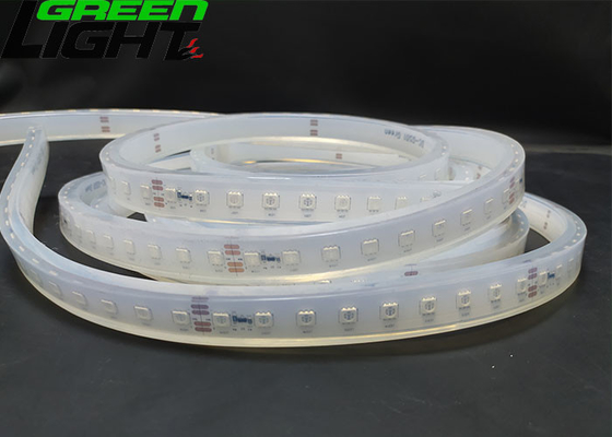 1100LM IP68 Waterproof Led Strip Lights 15W 110V Anti Alkali SMD5050 Bahan Silikon