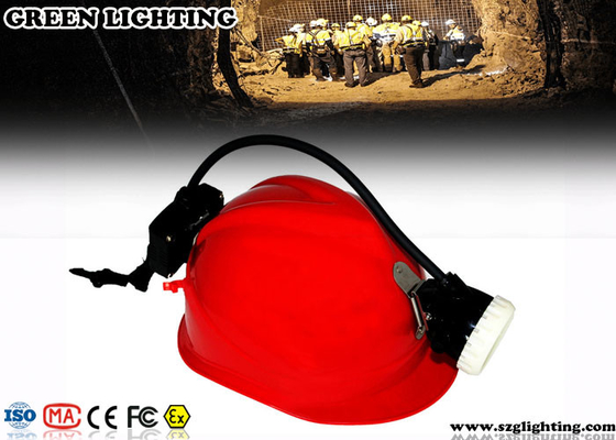 Custom 8000 Lux 5600mA LED Mining Light Dengan Baterai Li-Ion Isi Ulang
