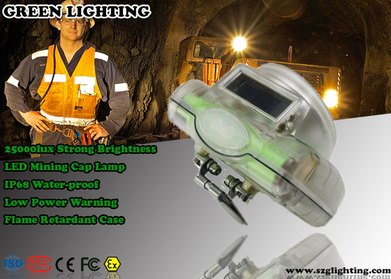 Customzied Green Color Explosion Proof OLED Cordless Mining Cap Lights