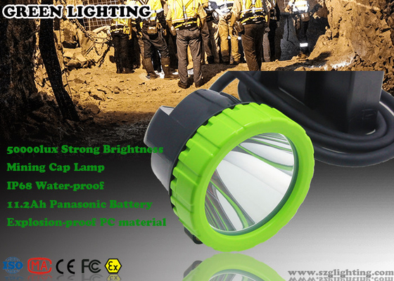 Lampu Tambang Batubara IP 67 4 Warna Lampu Berburu 50000 Lux Kecerahan Kuat