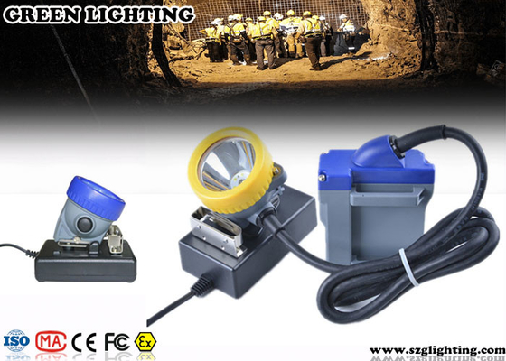 15000 Lux LED Miners Lights Untuk Topi Keras, Lampu Topi Keras Pengaman Kabel 6600mAH