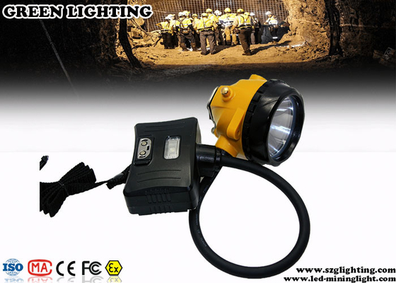 Lampu Tutup Tambang Semi-Kabel Kustom 10000 Jam Rentang Umur 3.7V 15000 Lux