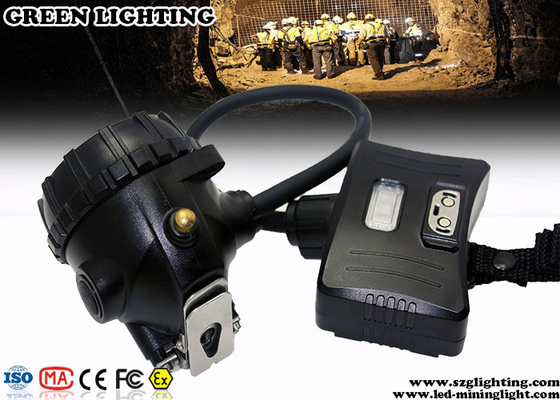 Black IP68 LED Mining Light Bahan PC Tahan Api Gaya Semi-Kabel