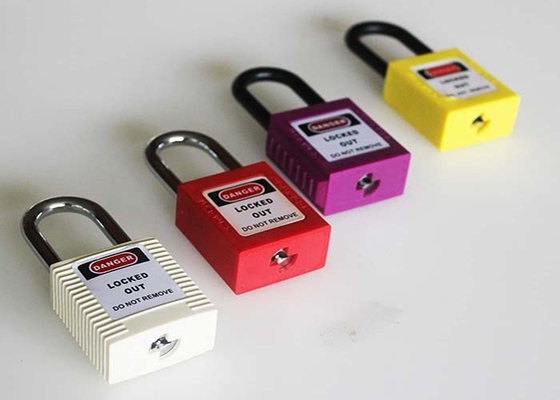 38 mm Shackle Safety Lockout Padlocks, ABS Material Safety Padlock