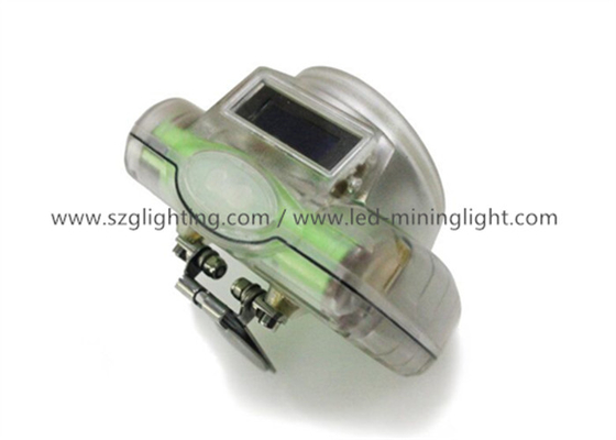 GLC-6 IP68 5.2AH Mining Cap Lights Dengan Layar OLED 200g Berat 13000 Lux