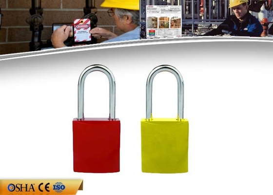 OEM Safety Lockout Padlocks 8 Warna Bahan Aluminium 142g Berat