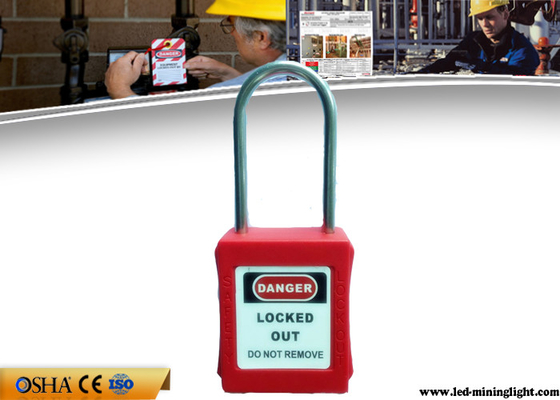 4mm Tipis Stainless Steel Shackle Master Key Safety Lockout Gembok