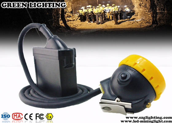 7800mA Lampu Tambang Isi Ulang Gaya Berkabel 3 Watt Daya LED Utama