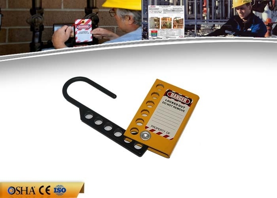 50 * 116 Mm Aluminium Lockout Tagout Hasp 6pcs Gembok Belenggu Tebal 5 Mm