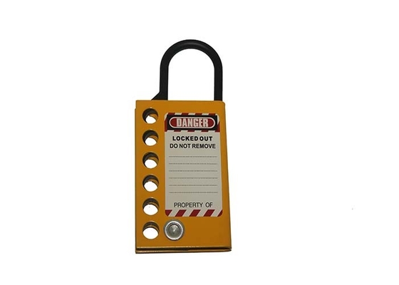 50 * 116 Mm Aluminium Lockout Tagout Hasp 6pcs Gembok Belenggu Tebal 5 Mm