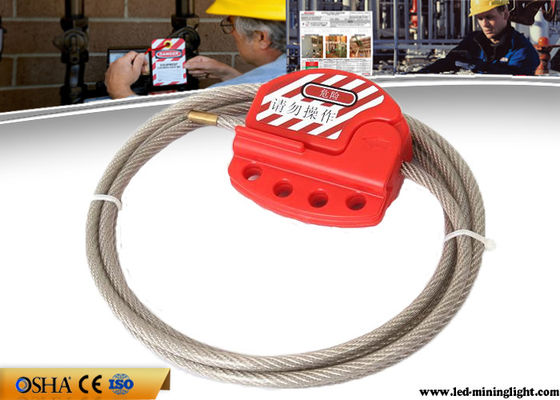 Kunci Pengaman Kabel Dari Bahan Stainless Steel Panjang Yang Dapat Disesuaikan 1,8M