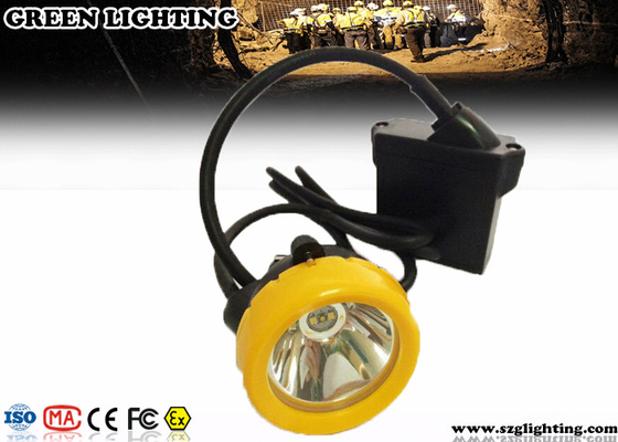 7.8Ah 18000 Lux Isi Ulang LED Mining Light Explosion Proof IP67 CE Disetujui
