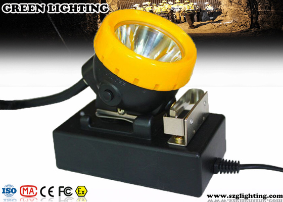 7.8Ah 18000 Lux Isi Ulang LED Mining Light Explosion Proof IP67 CE Disetujui