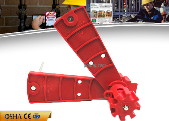 Two Arms Valve Lock Out Cocok 3/4/5 Way Valves 25 Mm - 40 Mm Ukuran