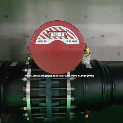 Bahan Plastik Anti - Impact Gate Valve Lock 10 Inch -13 Inch Ukuran Besar