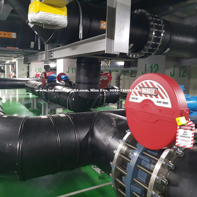 Bahan Plastik Anti - Impact Gate Valve Lock 10 Inch -13 Inch Ukuran Besar