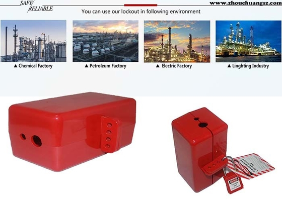 ABS Pneumatic Plug Circuit Breaker Lockout Tersedia 4 pcs Gembok