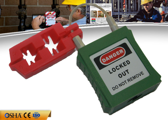 ZC-D21 Breaker Safety Lock Out Bahan Nylon Plastik Industri Modifikasi