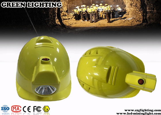 Lampu Led Penambangan Keselamatan Lithium Ion, Lampu Topi Keras Penambang Batubara LED 1W