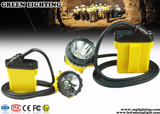 Kecerahan Kuat CREE LED Mining Lamp, Lampu Peringatan Pertambangan Peringatan Daya Rendah