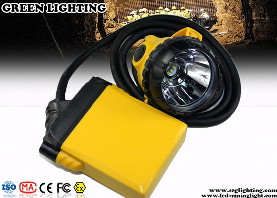 Anti - Explosion PC Corded LED Mining Light Dengan 10400 MAH IP 68 Waterproof