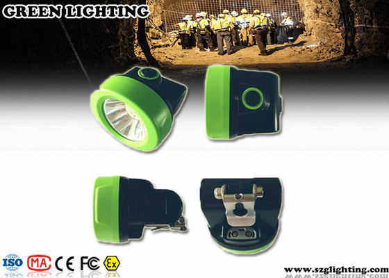 IP68 Cordless Cap Lamp, 230mA 120 Degree Lighting Cordless Led Mining Cap Lamp